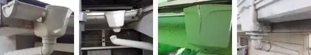 軒樋上合廻りの痛みとズレ