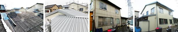 横浜市の工場、屋根と外壁張り替え工事