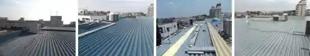 工場折板屋根カバー工法