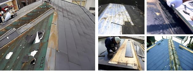 京都府内で増えているガルバリウム鋼鈑屋根の工事トラブル例