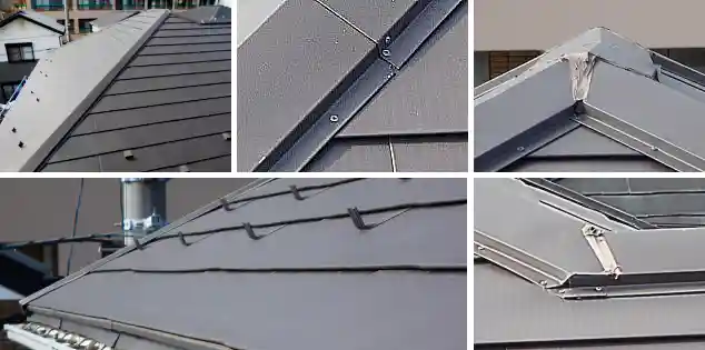 ガルバリウム屋根の施工不良