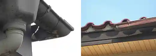 破損した雨樋修理