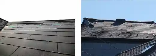 強風・台風で剥がれた屋根の修理