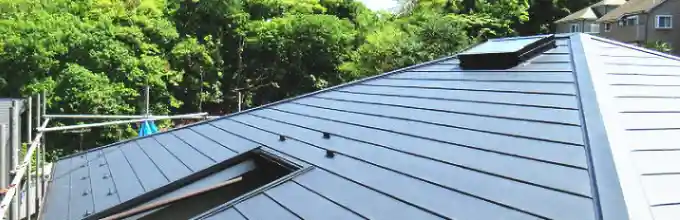 ガルバリウム鋼鈑屋根の工事方法
