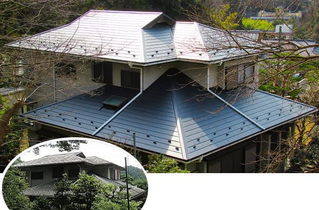 鎌倉地区担当職人による屋根工事例