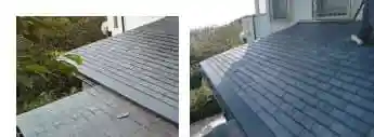 鎌倉市、天然スレート屋根の修理
