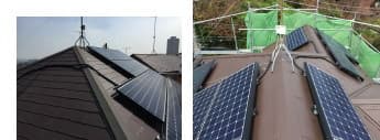 横浜市旭区の太陽光が載るパミール屋根の葺き替え