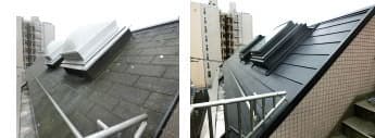 アスファルトシングル屋根へのカバー工法