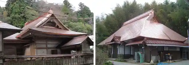 茅葺き屋根職人による銅板屋根工事