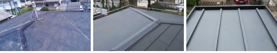奈良県奈良市でのスーパーガルテクト屋根カバー工法と外壁塗装