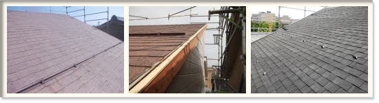 新潟県でのカラーベスト屋根への重ね葺き工事
