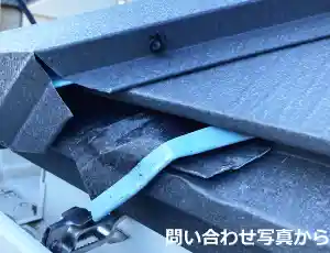 品質より作業速度を重視した屋根職人の工事