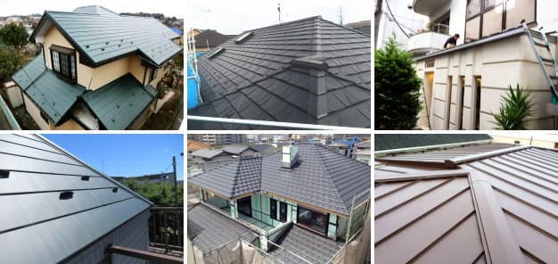 東京都の屋根工事、外壁塗装例