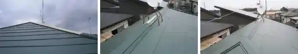 屋根カバー工法と換気棟取り付け
