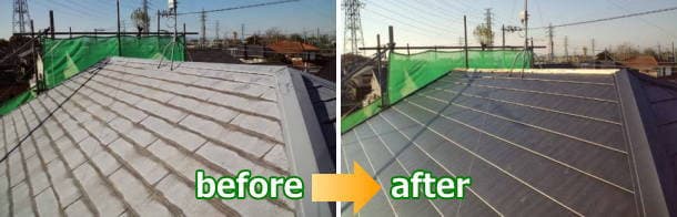 コロニアル屋根カバー工法と外壁塗装