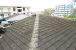 台風で飛んだカラーベスト屋根の棟修理