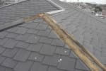 カラーベスト屋根の棟修理
