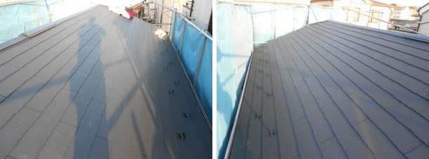 神奈川の業者が葺き替え施工したコロニアルクアッドの屋根