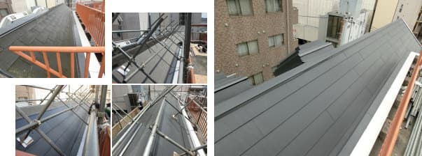 アスファルトシングルへの屋根カバー工法