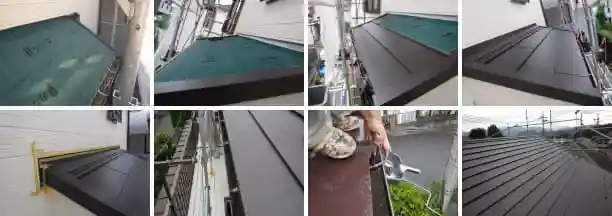 セキスイU瓦葺き替えと雨樋掃除