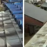 銅板屋根の部分葺き替え