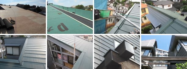 ガルバリウム鋼板の外壁と屋根葺き替え工事