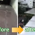 平葺きトタン屋根の雨漏り、たてひら葺きに葺き替えbefore＆after