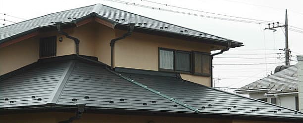 瓦から横暖ルーフへの屋根葺き替え、横浜市泉区の屋根工事例
