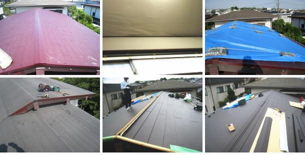 屋根塗装して直ぐに雨漏りしたスレート屋根の屋根カバー工法