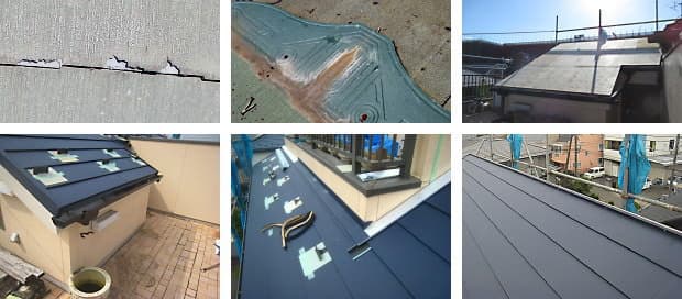 ニチハ・パミール屋根の症状とガルバリウム鋼板への葺き替え工事