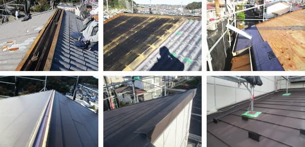 横須賀市でのセキスイハイム・アバンテのプレーゲル屋根葺き替え工事