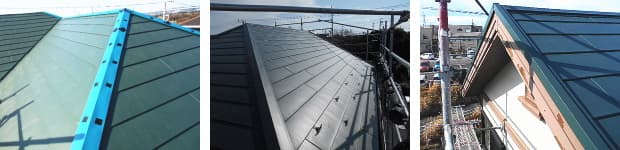 セキスイハイムのコロニアル屋根をフッ素塗装の横暖ルーフプレミアムへ葺き替え