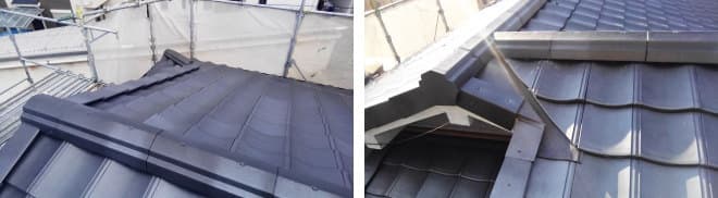 瓦屋根からルーガ雅への屋根リフォーム完成写真