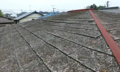 積水ハウスのアスベスト入りスレート屋根の傷み