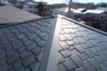 2種類のスレート屋根葺き替え