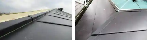 屋根の棟包み使い分け工事