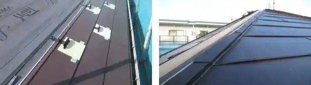 セキスイハイム屋根をガルバリウム鋼鈑屋根に