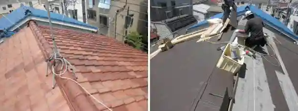 地震に備えて瓦屋根を葺き替えたい。大田区