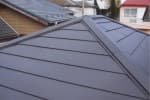 金属屋根をガルバリウム鋼板屋根へ葺き替え
