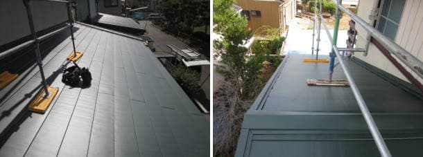 茨城県取手市での屋根業者、重ね葺きカバー工法