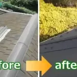 パナホームのスレート屋根を金属屋根に葺き替えビフォーアフター写真