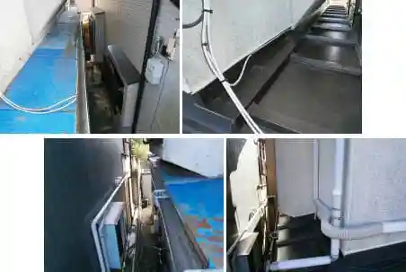 小さなトタン屋根を張り替えた写真
