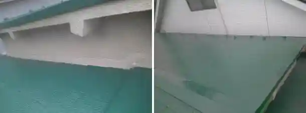 遮熱塗装したカラーベスト屋根
