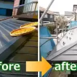 コロニアルからガルバリウム鋼板屋根への葺き替えbefore＆after