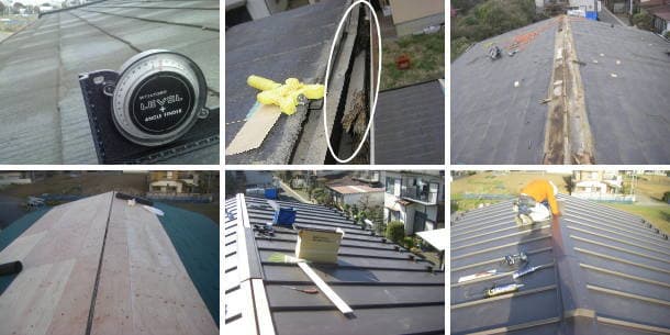 セキスイハウス：コロニアル屋根を施工してはいけない屋根勾配の例とその痛み方