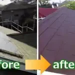 コロニアルにヒランビーでカバー工法before＆after（相模原市）