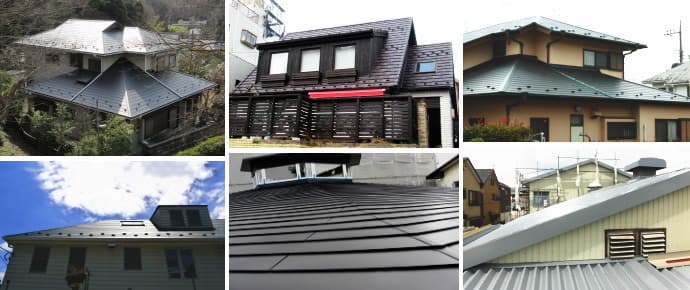 横浜市での屋根リフォーム（葺き替え・カバー工法・修理）工事例